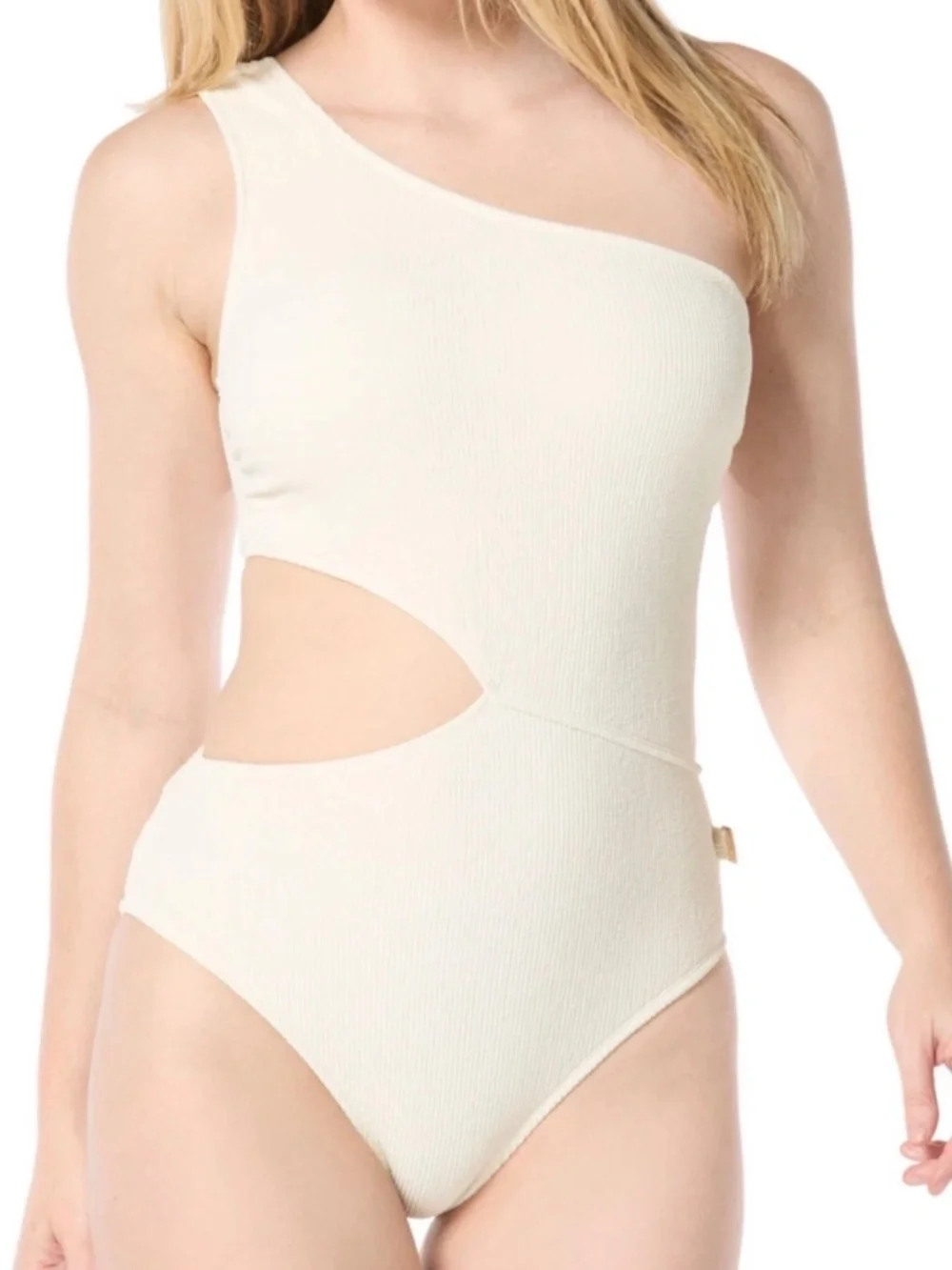 MICHAEL Michael Kors Women’s One-Shoulder One-Piece Swimsuit 10